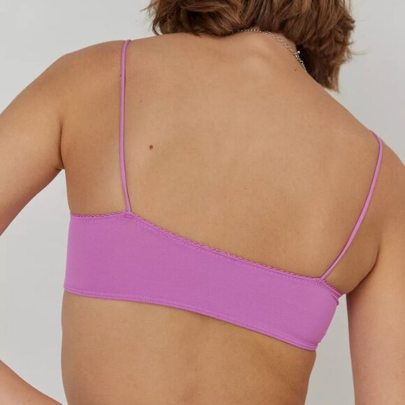 NWT UO Out From Under Mesh Scoop Purple Bralette - Picture 2 of 5